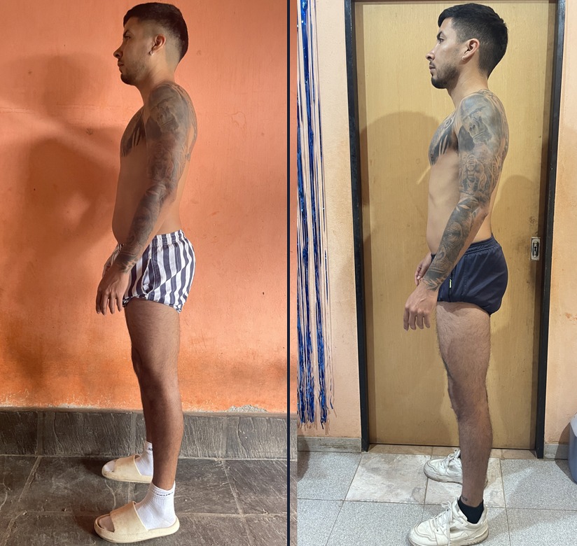 Cristian — antes y después